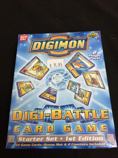 RARE SEALED Original Digimon Digital Monsters Bandai Upper Deck Digi-Battle Starter Set 1ST EDITION