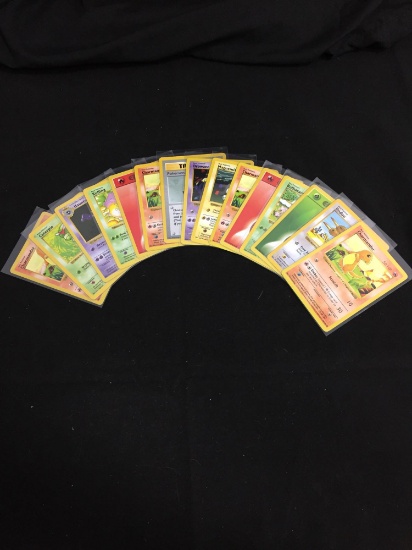 NICE Adult Owned POKEMON Mega Collection - 15 SHADOWLESS Base Set Trading Cards