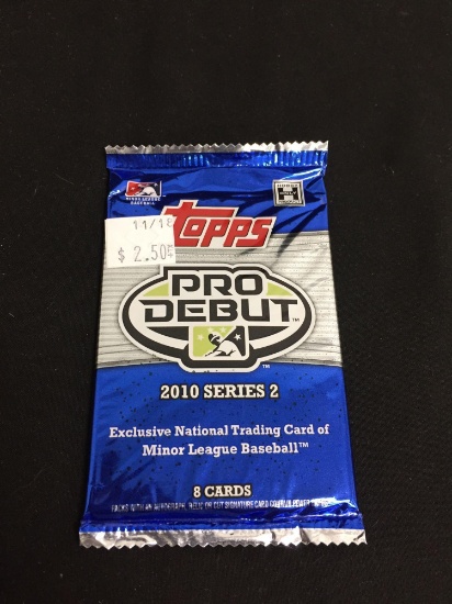 2010 Topps Pro Debut Series 2 Factory Sealed 8 Card Pack - MIKE TROUT INSERT?