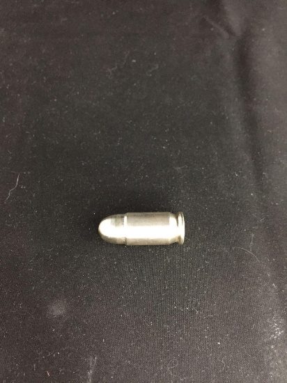 1 Ounce .999 Fine Silver .45 Calibur Bullet Bullion Round - WOW - NICE
