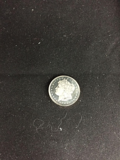 1/10 Ounce .999 Fine Silver Morgan Dollar Style Silver Bullion Round Coin