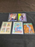 AMAZING Collection - Lot of 5 Sports Cards - Rookies, Stars, Inserts, Autos, VTG, Modern & More