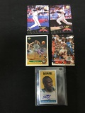 AMAZING Collection - Lot of 5 Sports Cards - Rookies, Stars, Inserts, Autos, VTG, Modern & More