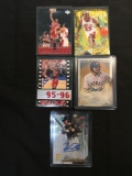 AMAZING Collection - Lot of 5 Sports Cards - Rookies, Stars, Inserts, Autos, VTG, Modern & More