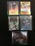 AMAZING Collection - Lot of 5 Sports Cards - Rookies, Stars, Inserts, Autos, VTG, Modern & More