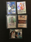 AMAZING Collection - Lot of 5 Sports Cards - Rookies, Stars, Inserts, Autos, VTG, Modern & More