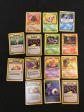 ADULT OWNED MEGA COLLECTION - 14 Card Lot of 1st Edition Pokemon Cards