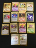 ADULT OWNED MEGA COLLECTION - 14 Card Lot of 1st Edition Pokemon Cards