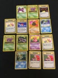 ADULT OWNED MEGA COLLECTION - 14 Card Lot of 1st Edition Pokemon Cards