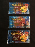 WOW Factory Sealed Vintage Pokemon Topps TV Annimation Series 2 Packs - 3X