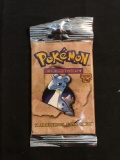 Vintage Original Pokemon Factory Sealed FOSSIL Booster Pack - 11 Additional Game Cards