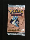 Vintage Original Pokemon Factory Sealed FOSSIL Booster Pack - 11 Additional Game Cards