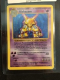 SHADOWLESS Base Set Holo Rare Alakazam 1/102 Pokemon Trading Card