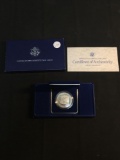 1987 United States Mint Constitution 90% Silver Proof Dollar Coin