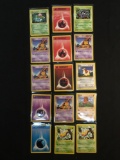 NICE Adult Owned POKEMON Mega Collection - 15 SHADOWLESS Base Set Trading Cards