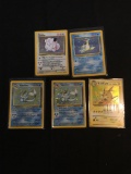 NICE Adult Owned POKEMON Mega Collection - 5 Holo Holofoil Rare Trading Cards