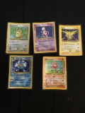 NICE Adult Owned POKEMON Mega Collection - 5 Holo Holofoil Rare Trading Cards