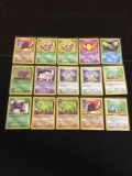 NICE Adult Owned POKEMON Mega Collection - 15 1st Edition Vintage Trading Cards