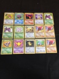 NICE Adult Owned POKEMON Mega Collection - 15 1st Edition Vintage Trading Cards