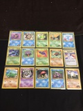 NICE Adult Owned POKEMON Mega Collection - 15 1st Edition Vintage Trading Cards