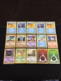 NICE Adult Owned POKEMON Mega Collection - 15 SHADOWLESS Base Set Trading Cards