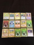 NICE Adult Owned POKEMON Mega Collection - 15 SHADOWLESS Base Set Trading Cards