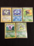 NICE Adult Owned POKEMON Mega Collection - 5 Holo Holofoil Rare Trading Cards