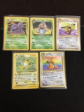 NICE Adult Owned POKEMON Mega Collection - 5 Holo Holofoil Rare Trading Cards