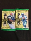 2 Factory Sealed Packs of 1993 Action Packed Football Cards -24K Gold Inserts Possible!