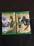 2 Factory Sealed Packs of 1993 Action Packed Football Cards -24K Gold Inserts Possible!