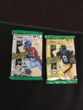 2 Factory Sealed Packs of 1993 Action Packed Football Cards -24K Gold Inserts Possible!