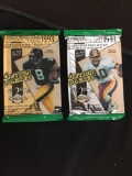 2 Factory Sealed Packs of 1993 Action Packed Football Cards -24K Gold Inserts Possible!