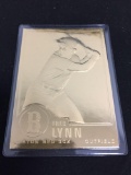 Danbury Mint FRED LYNN Red Sox 23kt Gold Foil Baseball Card
