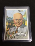 1972 Topps Presidents #33 DWIGHT D. EISENHOWER President Trading Card Vintage