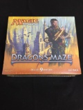 FACTORY SEALED MTG Magic The Gathering 9 Booster Box FAT PACK - Dragon's Maze