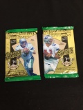 2 Factory Sealed Packs of 1993 Action Packed Football Cards -24K Gold Inserts Possible!