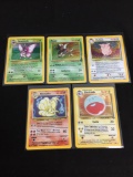 NICE Adult Owned POKEMON Mega Collection - 5 Holo Holofoil Rare Trading Cards