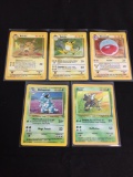 NICE Adult Owned POKEMON Mega Collection - 5 Holo Holofoil Rare Trading Cards