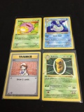 POKEMON MEGA COLLECTION - Lot of Four 1st Edition Shadowless Base Set Trading Cards