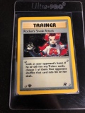 POKEMON MEGA COLLECTION - 1st Edition Rocket Rockets Sneak Attack 16/82 Holo Rare