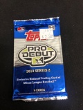 Factory Sealed 2010 Topps Pro Debut Series 2 Baseball Card Pack - MIKE TROUT INSERT ROOKIE?