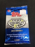 Factory Sealed 2010 Topps Pro Debut Series 2 Baseball Card Pack - MIKE TROUT INSERT ROOKIE?