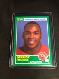 1989 Score #258 DERRICK THOMAS Chiefs ROOKIE Football Card