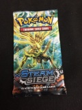 SEALED Pokemon XY STEAM SIEGE 10 Card Booster Pack