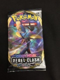 SEALED Pokemon Sword & Shield REBEL CLASH 10 Card Booster Pack
