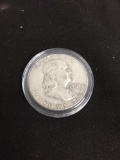 1961-D United States Franklin Silver Half Dollar - 90% Silver Coin