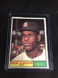 1961 Topps #211 BOB GIBSON Cardinals Vintage Baseball Card