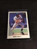 1990 Leaf #220 SAMMY SOSA Cubs White Sox ROOKIE Baseball Card