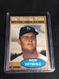 1962 Topps #398 DON DRYSDALE Dodgers All-Star Vintage Baseball Card