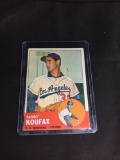 1963 Topps #210 SANDY KOUFAX Dodgers Vintage Baseball Card